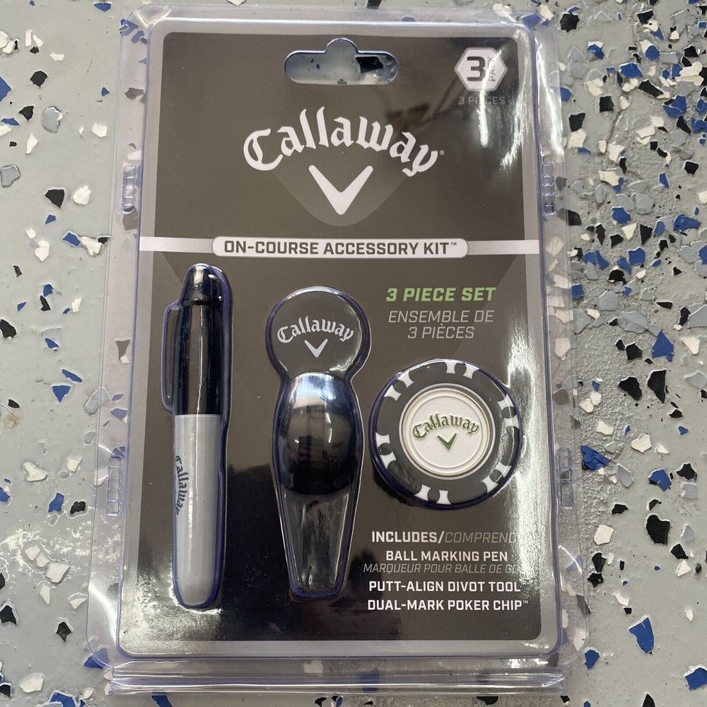Callaway Golf Divit Tool,Ball Marker, ‎ Black &White Poker Chip Marker New...